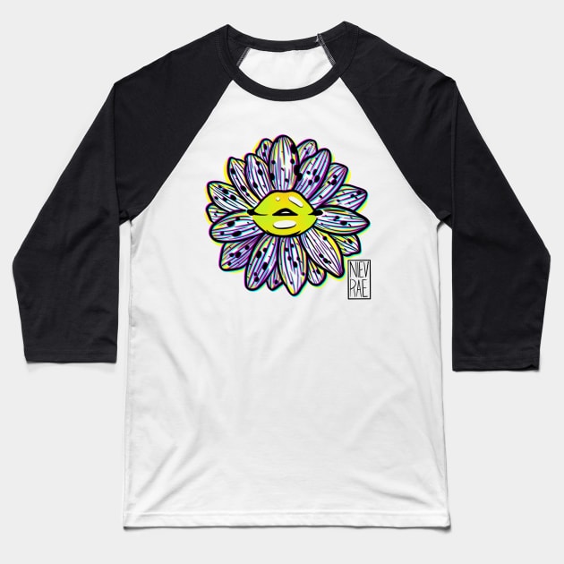 Flower kiss Baseball T-Shirt by Nievrae